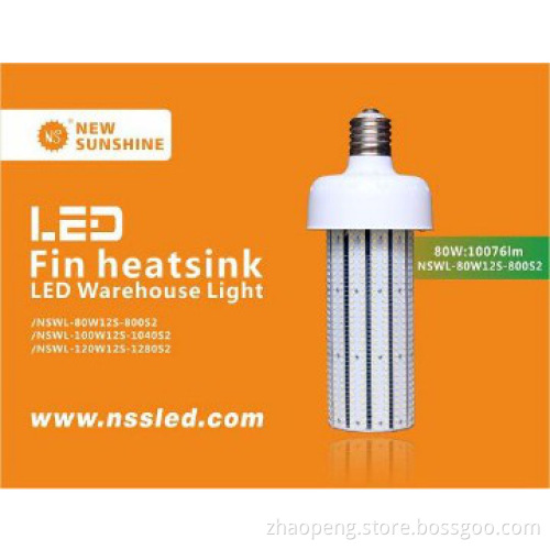 CE ROHS 80w corn bulb 3 year warranty E40 E27 80w high power led bulb